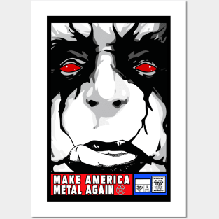 MAKE AMERICA METAL AGAIN COMIC Posters and Art